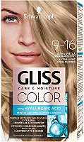 Vopsea de par permanenta Gliss Color 9-16 Blond Rece Ultra Deschis