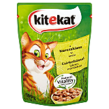 Hrana umeda Kitekat pentru pisici adulte, bucatele de pui in sos 100 g