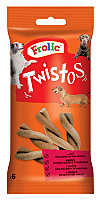 Recompense Frolic Twistos pentru caini, cu vita 105 g