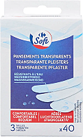 Pansamente transparente Carrefour 40 bucati