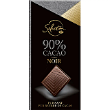 Ciocolata neagra Carrefour Selection 90% cacao 80g