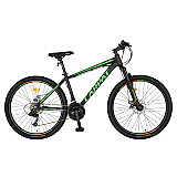 Bicicleta de munte Carpat C2699A, aluminiu, 26", Negru/Verde