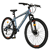Bicicleta de munte Carpat C2699A, aluminiu, 26", Bleu/Gri