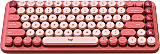 Tastatura mecanica Logitech Pop Keys Heartbreaker, Rosu/Roz
