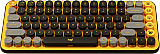 Tastatura mecanica Logitech Pop Keys Blast, Galben/Negru