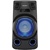 Boxa audio High Power, Sony MHC-V13, Jet BASS Booster, Bluetooth, USB, CD, Lumini multicolore, Negru