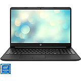 Laptop HP 15-dw1032nq, ecran Full HD, Procesor Intel Celeron N4020, 4GB DDR4, 1TB HDD, UHD 600, Free DOS, Black