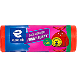 Saci menajeri 60l Funny Bunny Epack, 15buc