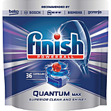 Detergent pentru masina de spalat, vase Finish Quantum, 36 tablete 