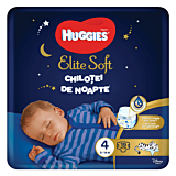 Scutece-chilotel de noapte Huggies Elite Soft Pants (nr 4), 19 buc, 9-14 kg
