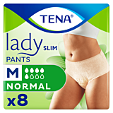 Chilot pentru incontinenta urinara Tena Lady Slim Pants marime M, 8 bucati