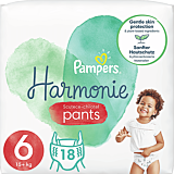Scutece-chilotel Pampers Harmonie Pants, Marimea 6, 15+ kg, 18 bucati