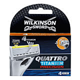 Rezerva aparat de ras, Wilkinson Quattro Titanium Precision, 4 bucati
