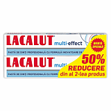 Pasta de dinti profesionala multi-effect Lacalut 1+1-50% 75ml