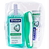 Pachet calatorie Trisa Travel apa de gura+periuta+pasta de dinti 
