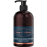 Gel de curatare a fetei si barbii pentru barbati, King C. Gillette, 350 ml
