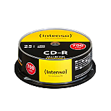 Cake Box Intenso cu 25 buc CD-R 700 MB/80 Min, 52x