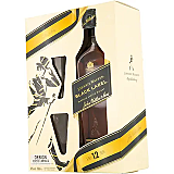 Scotch Whisky Johnnie Walker Black Label  0.7l, 40% alcool+ 2 pahare