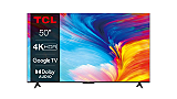Televizor TCL LED 50P635, 126 cm, Smart Google TV, 4K Ultra HD, Clasa F, Negru