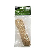 Set 10 furculite lemn 16.5 cm biodegradabile