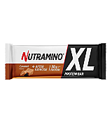 Baton proteic Nutramino  XL cioco caramel  (30g proteine / 82g baton), ciocolata si caramel, 82g