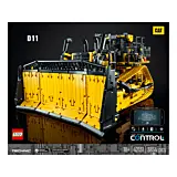 LEGO Technic Control+ Buldozer Cat D11 controlat de aplicatie 42131