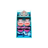 Set printesa cu coroana si pantofi Aimantine, Multicolor