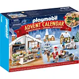 Set Playmobil Advent Calendar Craciun Brutaria lui Mos Craciun PM71088, 92 piese