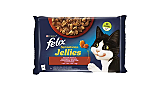 Hrana umeda pentru pisici, Felix Sensations, Selectie rustica, 4 x 85g