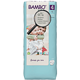 Scutece ecologice pentru bebelusi, Bambo Nature, marimea 4, 7-14 kg, 48 bucati