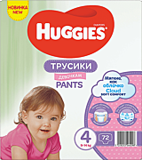 Scutece-chilotel Huggies Pants Fetite, Box (nr 4) 9-14kg, 72 buc