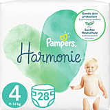 Scutece Pampers Harmonie Marimea 4, 9-14 kg, 28 bucati