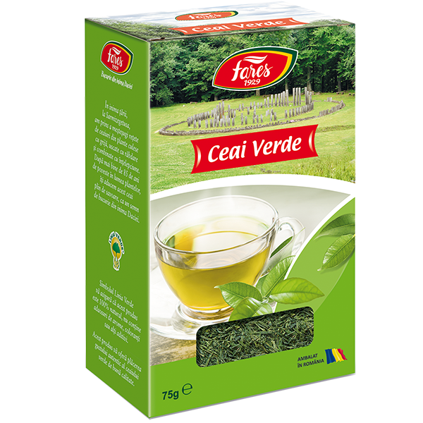 Ceai verde - Fares, 20 doze (Adjuvante in cura de slabire) - nordvesttermalpark.ro