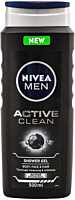 Gel de dus si par Active Clean Nivea Men 500 ml