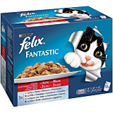 Hrana umeda pentru pisici plic Felix 100gx12 bucati