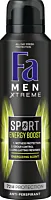 Deodorant spray Anti-perspirant Fa Men Sport Energy Boost , 150 ML