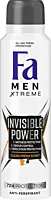 Deodorant spray Anti-perspirant Fa Men Xtreme Invisible Power, 150 ML