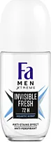Deodorant roll-on antiperspirant Fa Men Invisible Fresh, anti pete, 50 ML