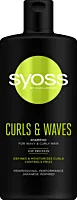 Sampon Syoss Curls pentru par ondulat si cret, 440ML