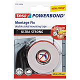 Powerbond Banda dublu adeziva Ultra Strong 1,5M19MM, alb, Tesa