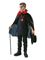 Costum pentru copii Dracula, poliester, masura 116, Multicolor