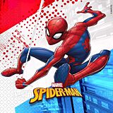 Set 20 servetele party Spiderman, 33 x 33 cm, 3 straturi, compostabile