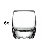 Set 6 pahare lichior Sylvana Pasabahce, sticla, 80 ml, Transparent