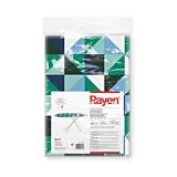 Husa pentru masa de calcat Rayen, fixare cu clip, 47x130 cm, bumbac, Multicolor
