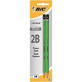 Set 2 creioane 2B din grafit BIC Criterium 550, Verde