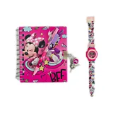 Set cadou cu ceas Minnie, Multicolor