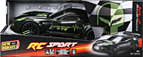 Masina Corvette sport, cu R/C, 1:12, plastic/metal, Negru