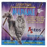 Set 6 batoane pentru pisici Madame Antos, Somon/Pastrav