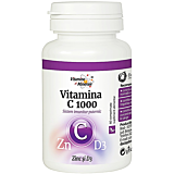 Vitamina C cu Zinc si D3 Vitamine si Minerale, 60 comprimate