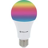 Bec inteligent LED E27 Tellur, Wireless, 10W, 1000lm, Lumina Alba Rece/Calda, RGB, Reglabil, Reglabil, Compatibil iOS/Android
